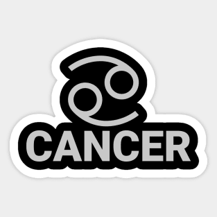 A Zodiac Sign Test - Cancer Zodiac Sign Sticker